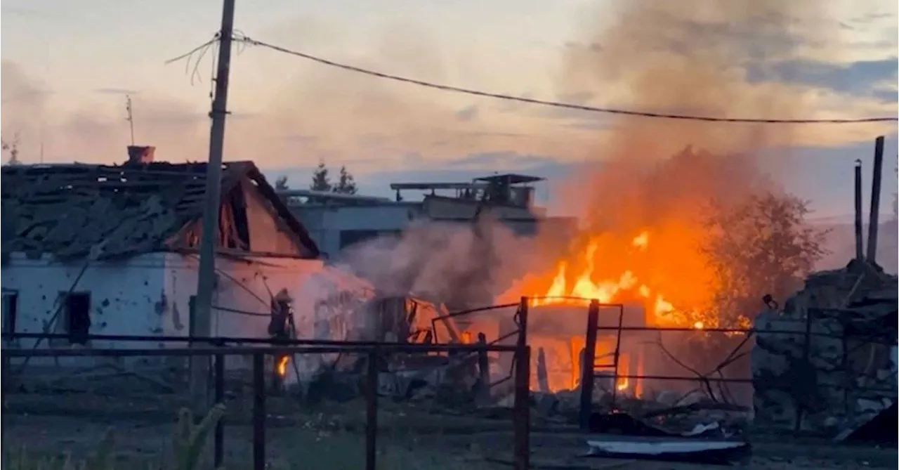 Video shows bodies on burnt-out Russian trucks in Kursk region as Ukrainian cross-border assaults rage