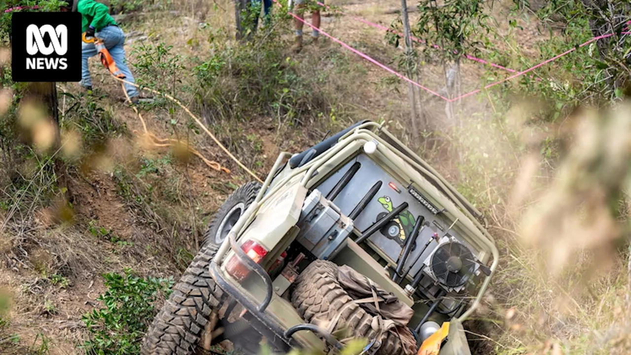 Winch truck racers take four-wheel driving to the extreme in central Queensland