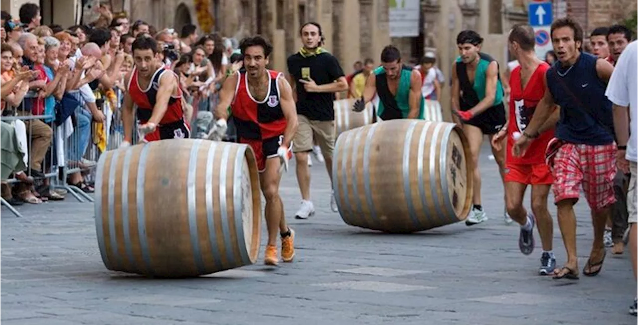 Il Bravìo delle Botti di Montepulciano si corre il 25 agosto