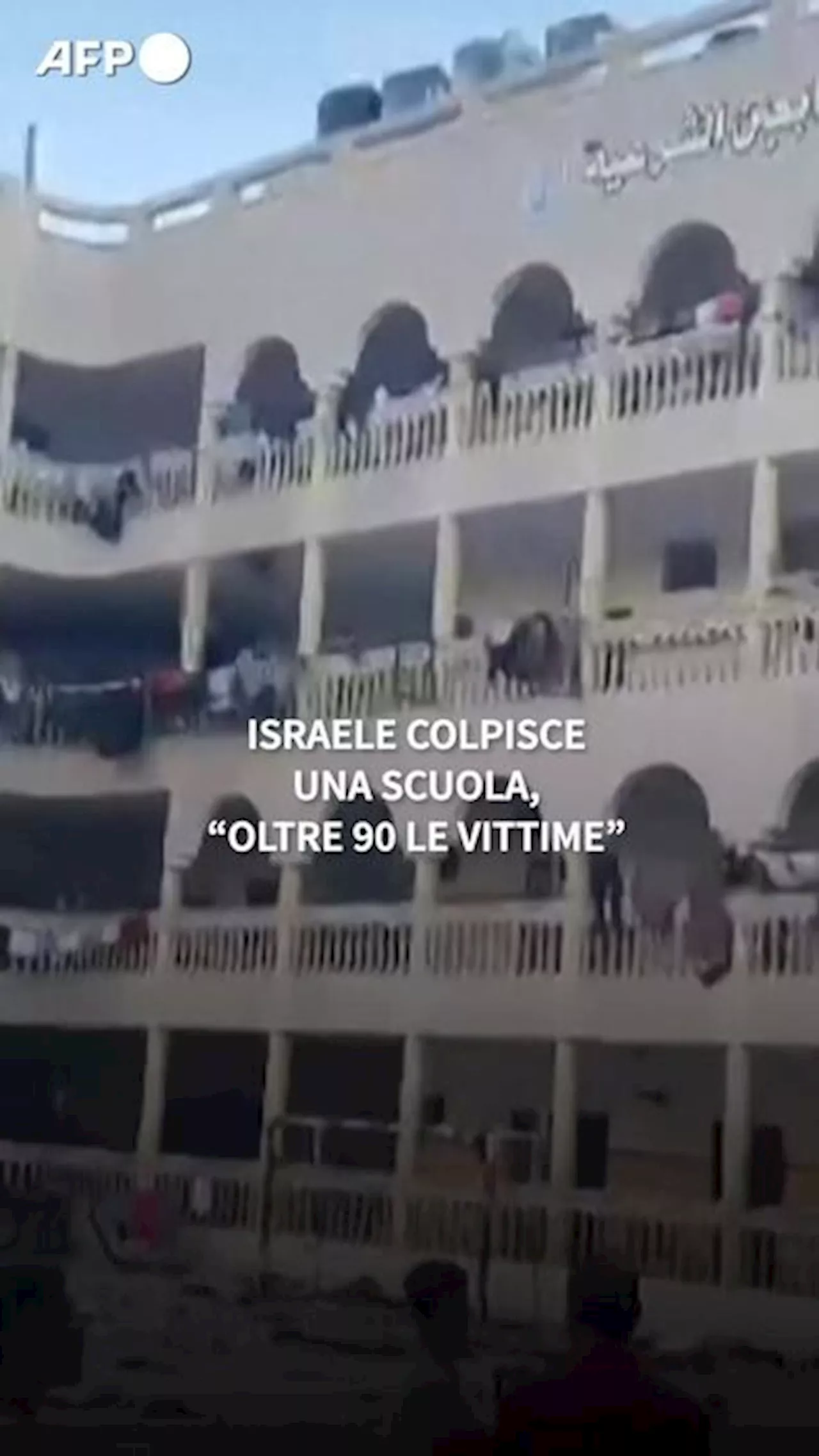 Raid su una scuola a Gaza City, '93 le vittime'