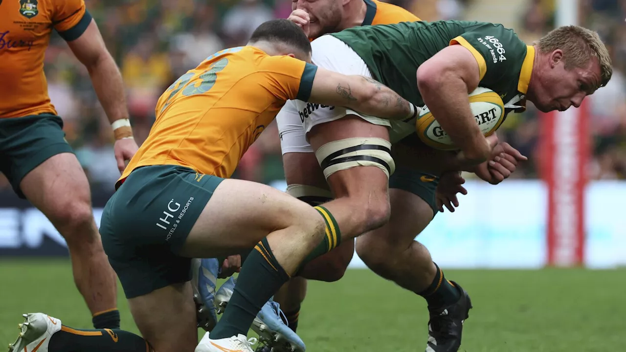 Back to reality for the Wallabies: World Cup-champion South Africa overwhelms Australia 33-7