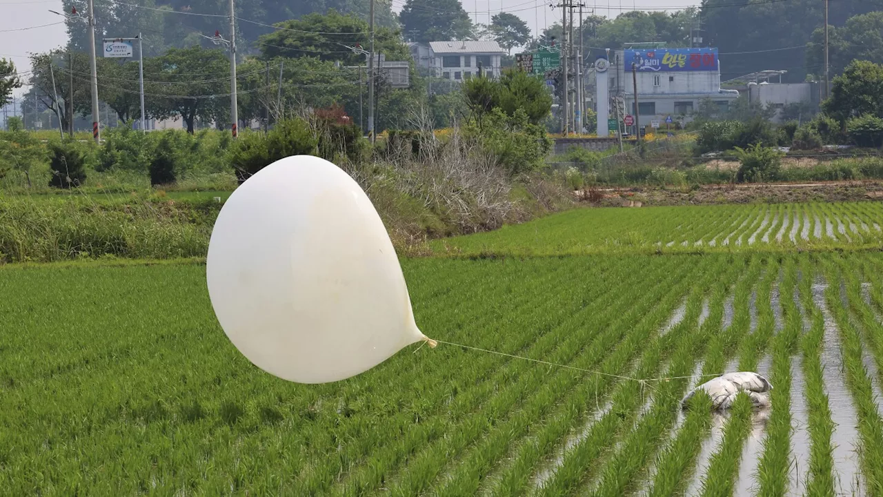 Seoul says North Korea has flown more trash balloons toward South Korea