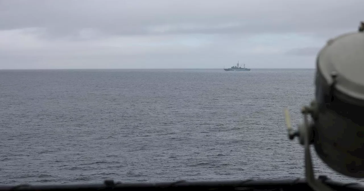 Russian military ship spotted by Coast Guard near Alaskan coast