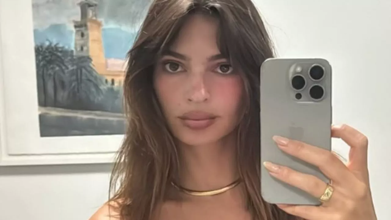 Emily Ratajkowski fuels dating rumors with A Bar Song hitmaker Shaboozey backstage at his NYC...