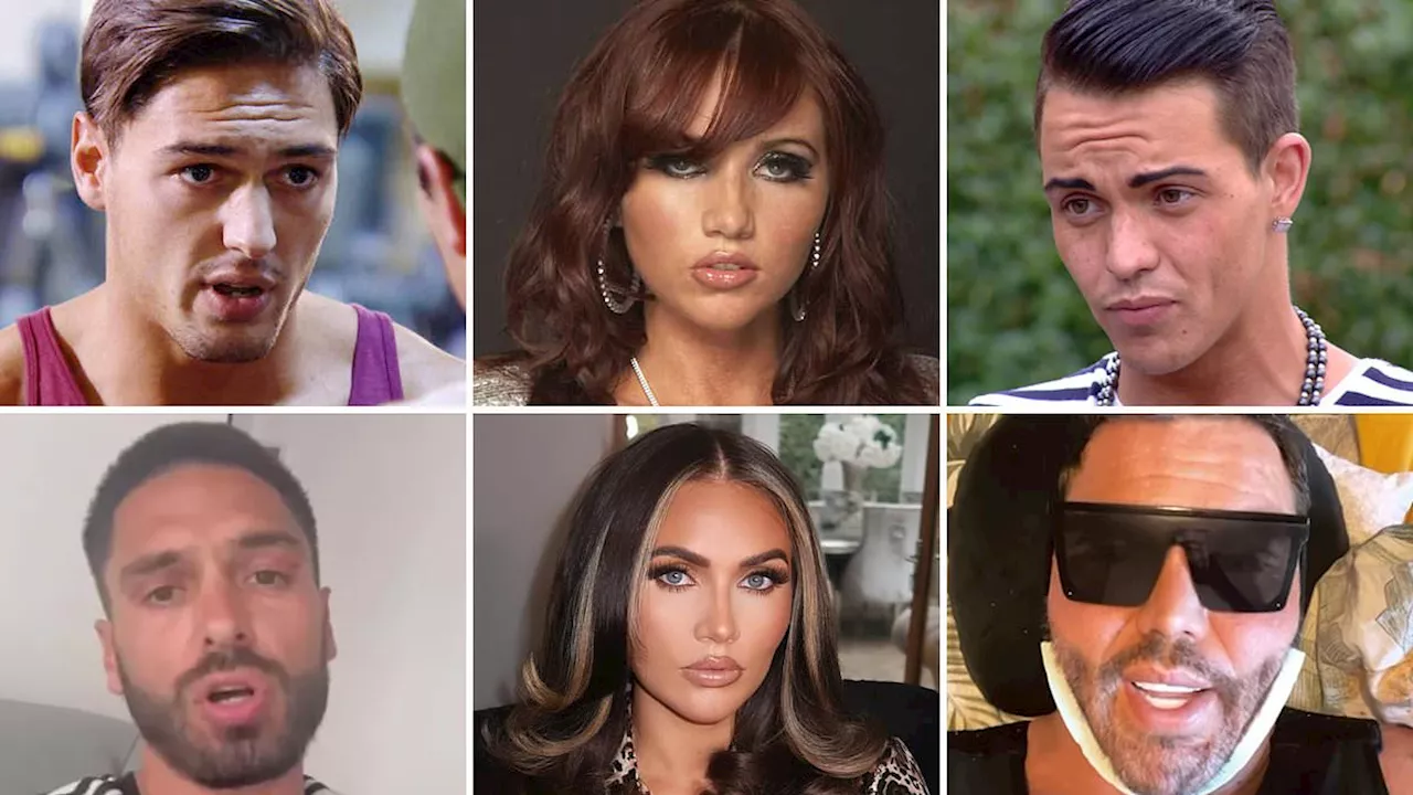 TOWIE star transformations from Mario Falcone's eyelid surgery to Bobby Norris undergoing 360...