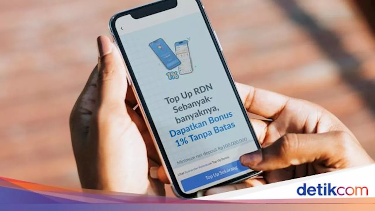 Menarik! Top Up RDN di Ajaib Bisa Dapat Top Up Bonus Instan 1%