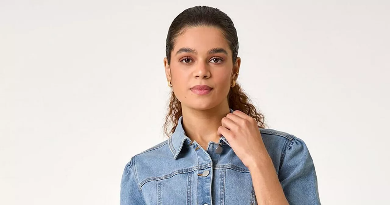 Roman's 'nice and comfy' denim dress with pockets is 'perfect for all seasons'