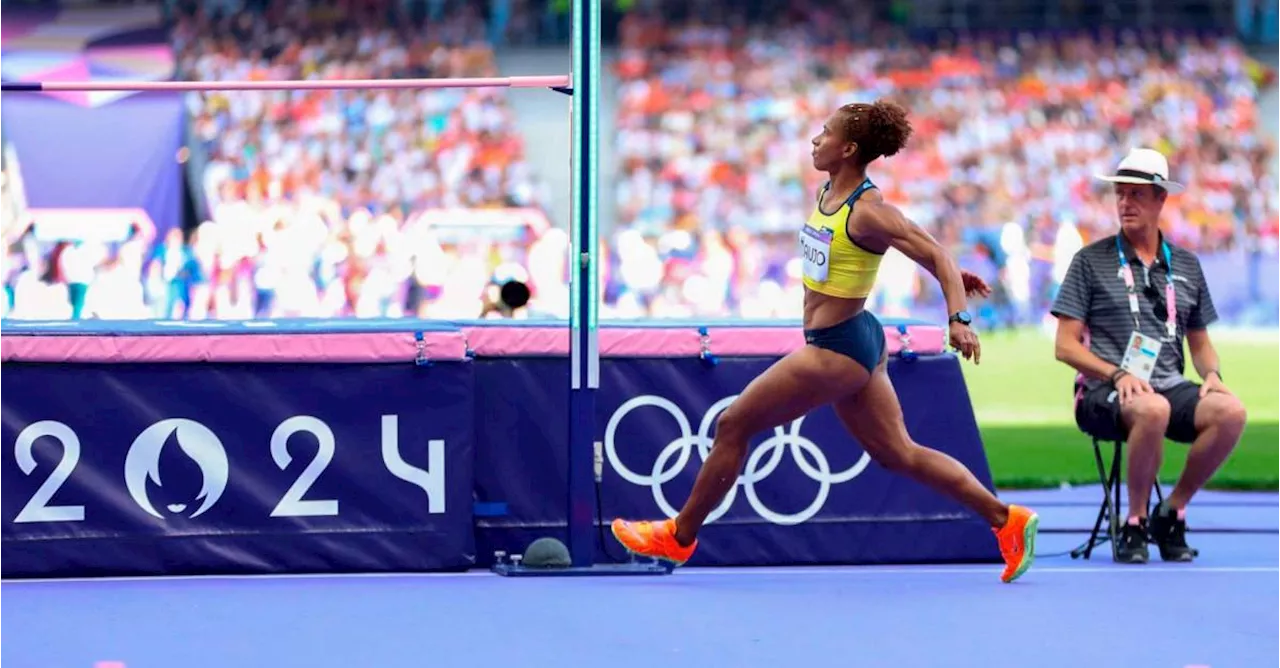 Diploma Olímpico y récord sudamericano para la colombiana Valeria Araújo en el heptatlón de París