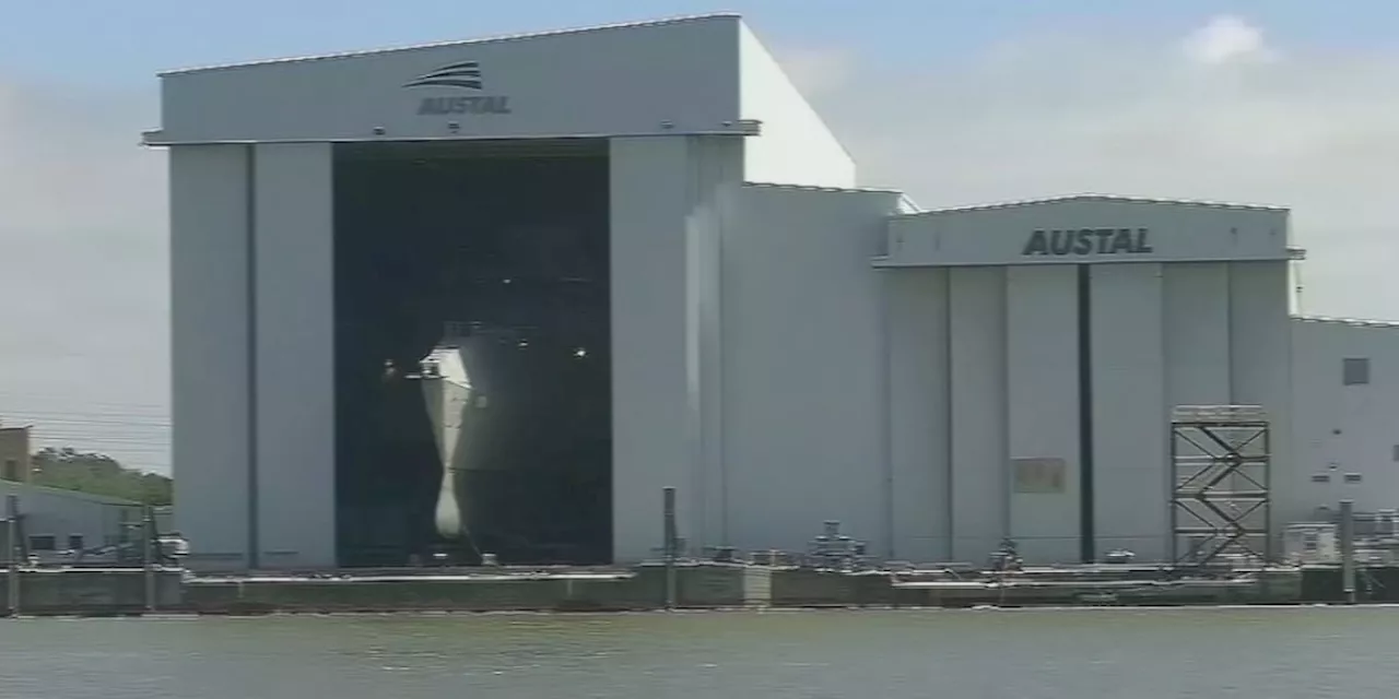 Austal USA hosting christening ceremony Saturday for the future USNS Point Loma