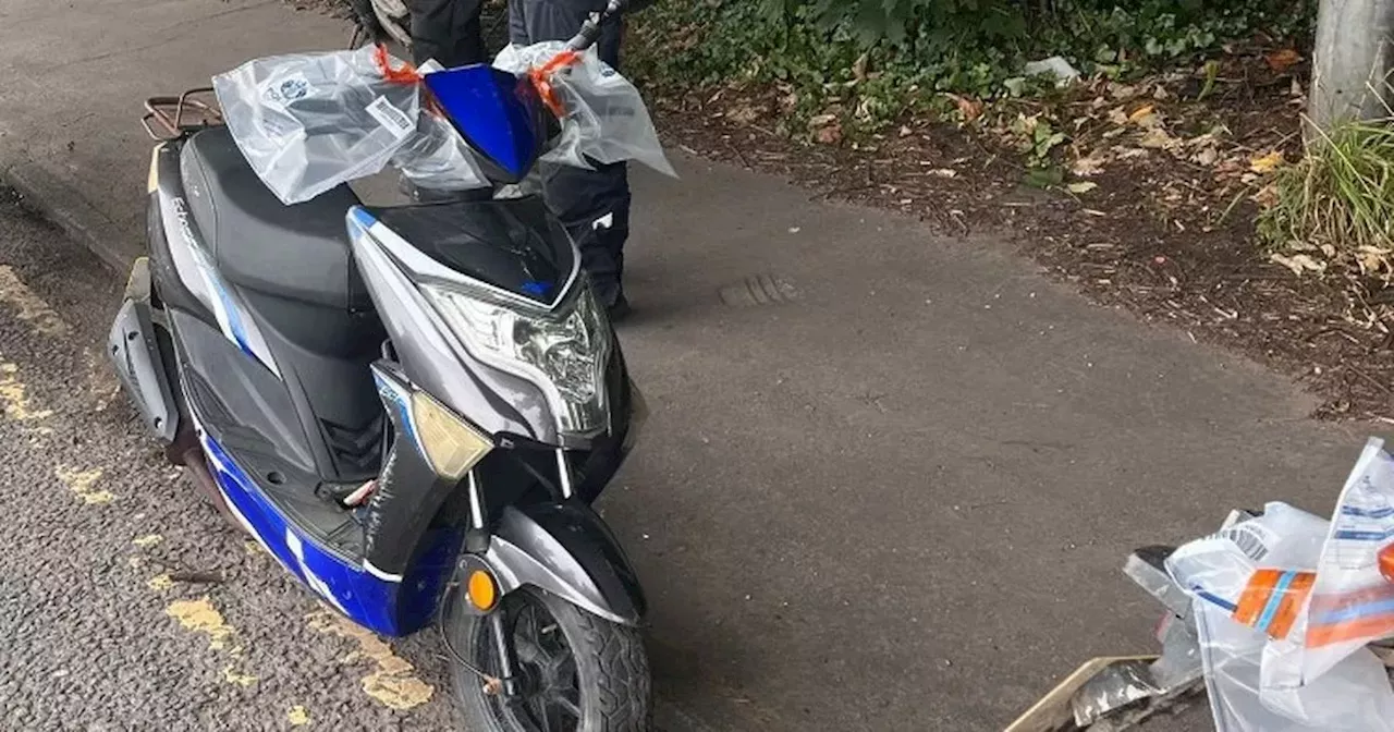 Glasgow teen escapes police after being caught riding 'stolen scooter recklessly'