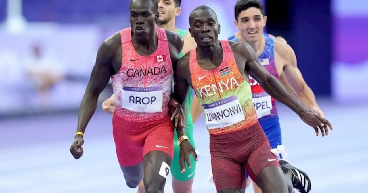 Canada’s Arop wins Olympic silver in men’s 800