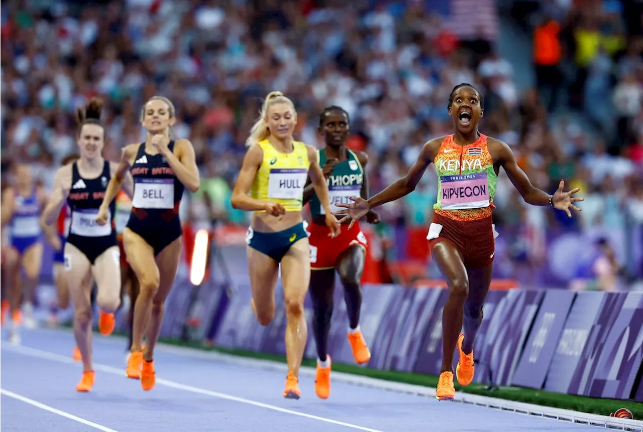 Paris Olympics: Kenya’s Kipyegon jubilant after historic 1,500 m Athletics hat-trick