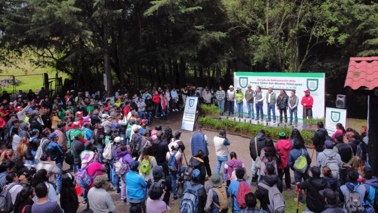 Inicia la Mega Jornada de Reforestación 2024 en La Magdalena Contreras