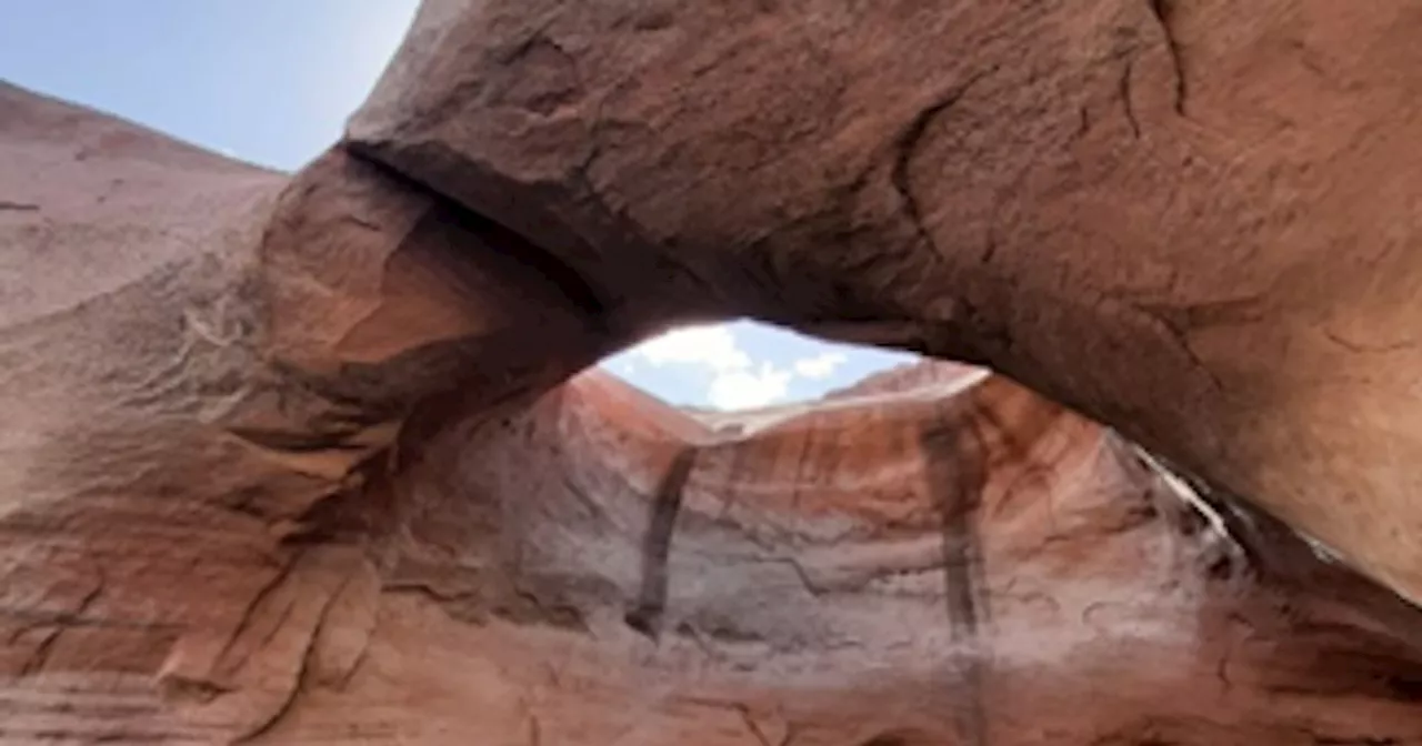 Utah's Famed 'Double Arch,' Made Of 190-Million-Year-Old Navajo Sandstone, Collapses