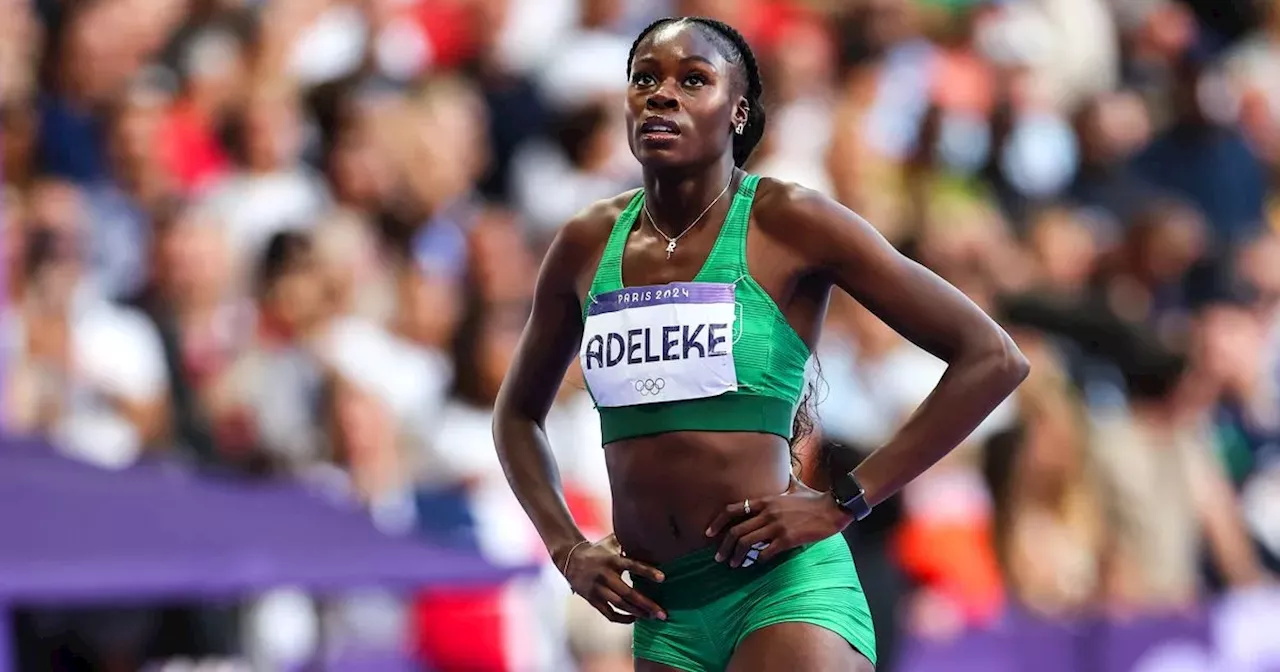 Is Rhasidat Adeleke racing in the relay for Ireland?