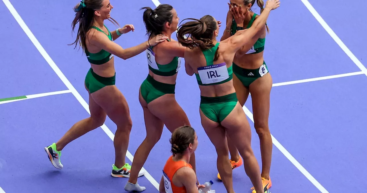 Olympics day 15 live updates: Ireland’s women’s 4x400m relay team go for medal