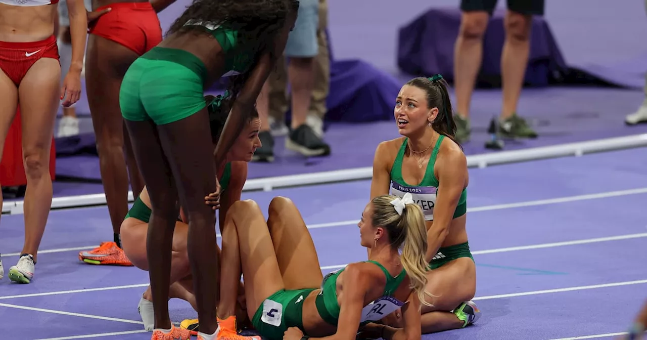 Olympics: Ireland just miss out on medal with agonising fourth in women’s 4x400m relay