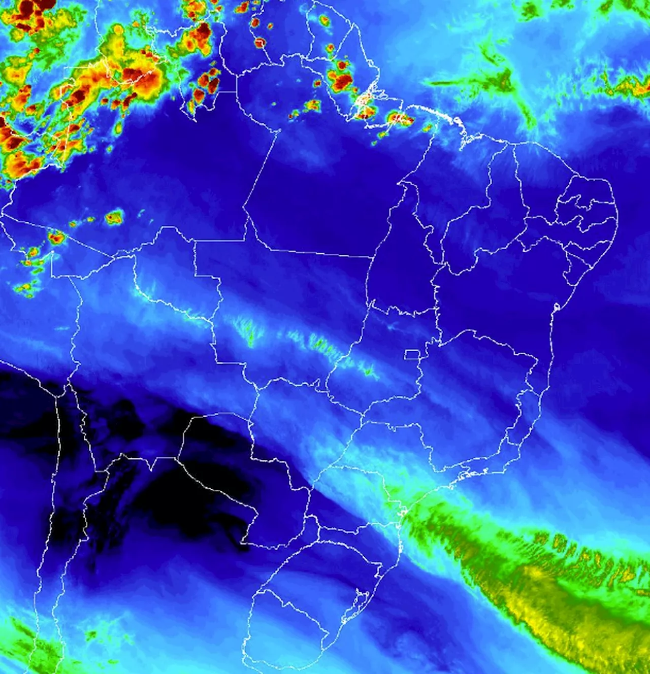 Brasil enfrentará baixa temperatura e chuvas intensas no sábado; Inmet alerta para geadas no Sul e ventos no Sudeste