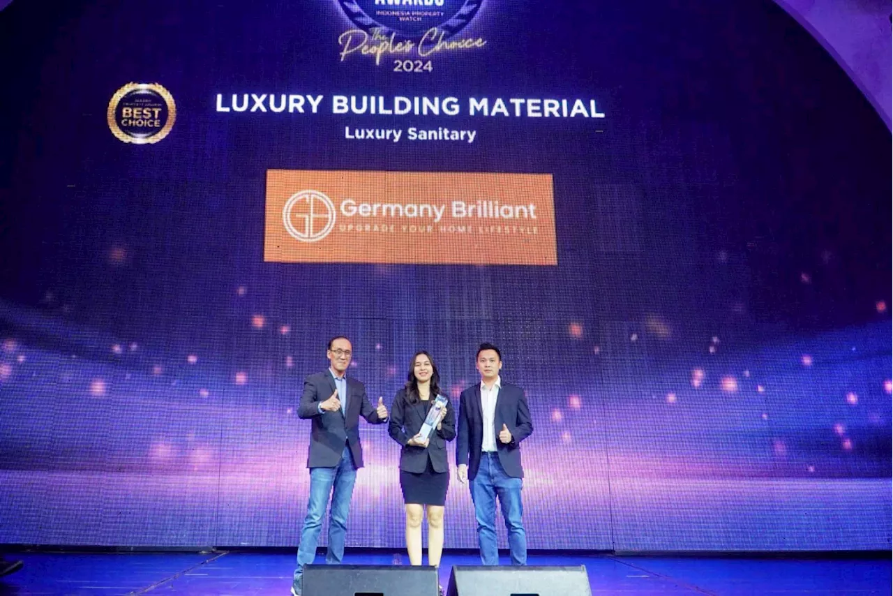 GB Sanitaryware Raih Penghargaan Luxury Sanitary pada Golden Property Award 2024