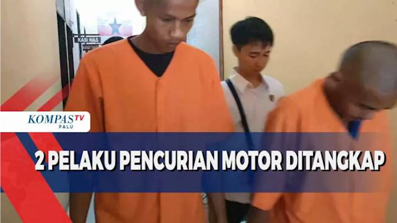 2 Pelaku Pencurian Motor Ditangkap