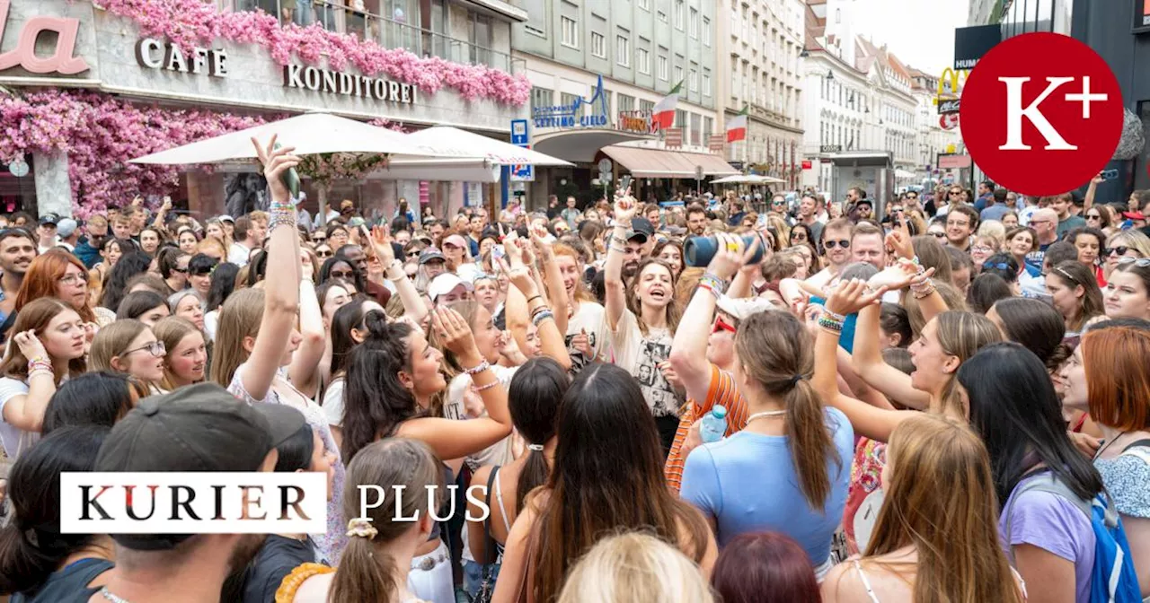 Solidarität in Wien: Eine glitzernde Botschaft gegen den Terror