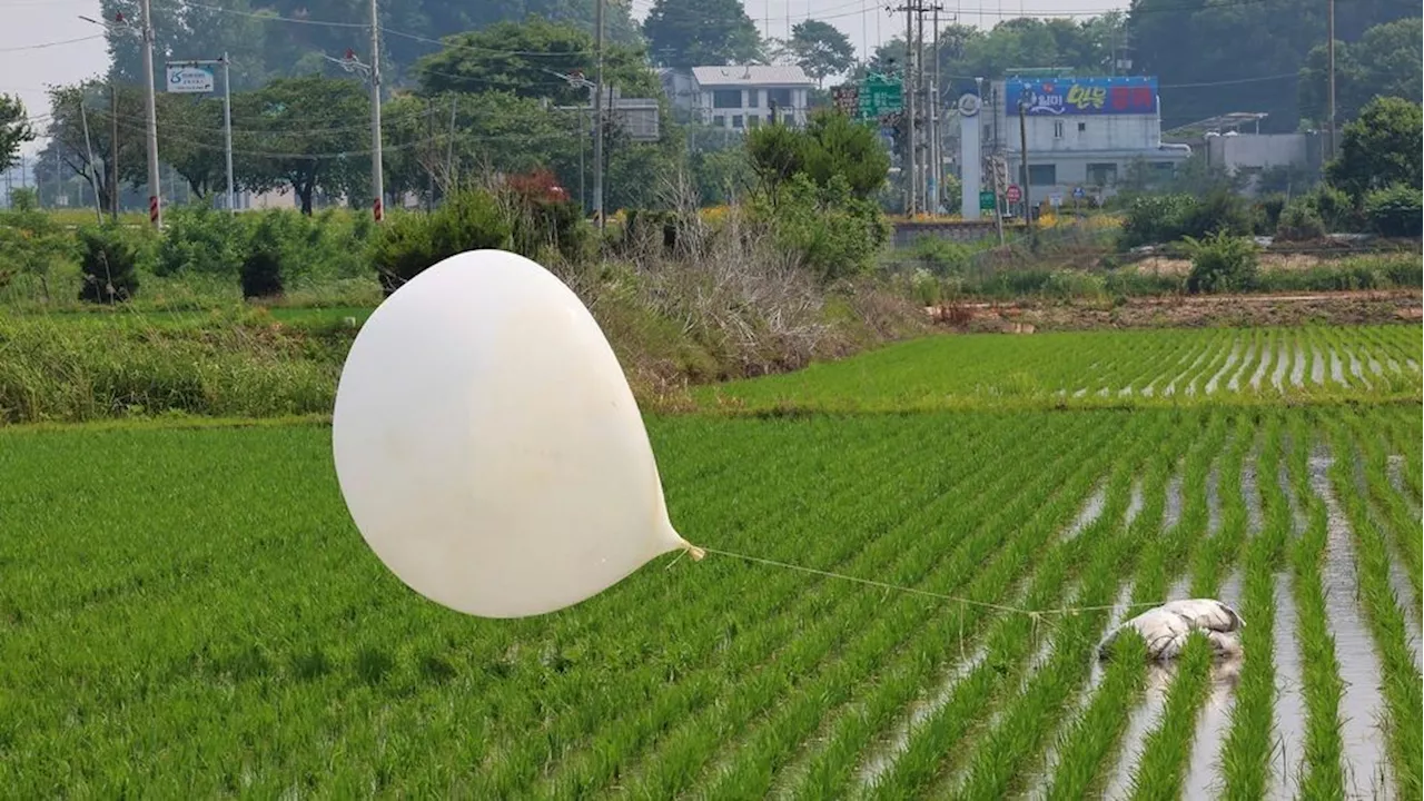 Seoul says North Korea has flown more trash balloons toward South Korea