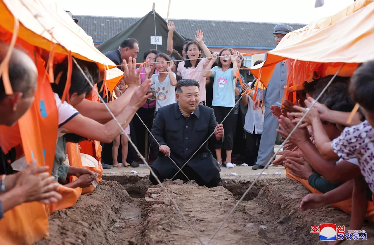 La Corée du Nord annonce héberger à Pyongyang plus de 15.000 victimes des inondations de juillet