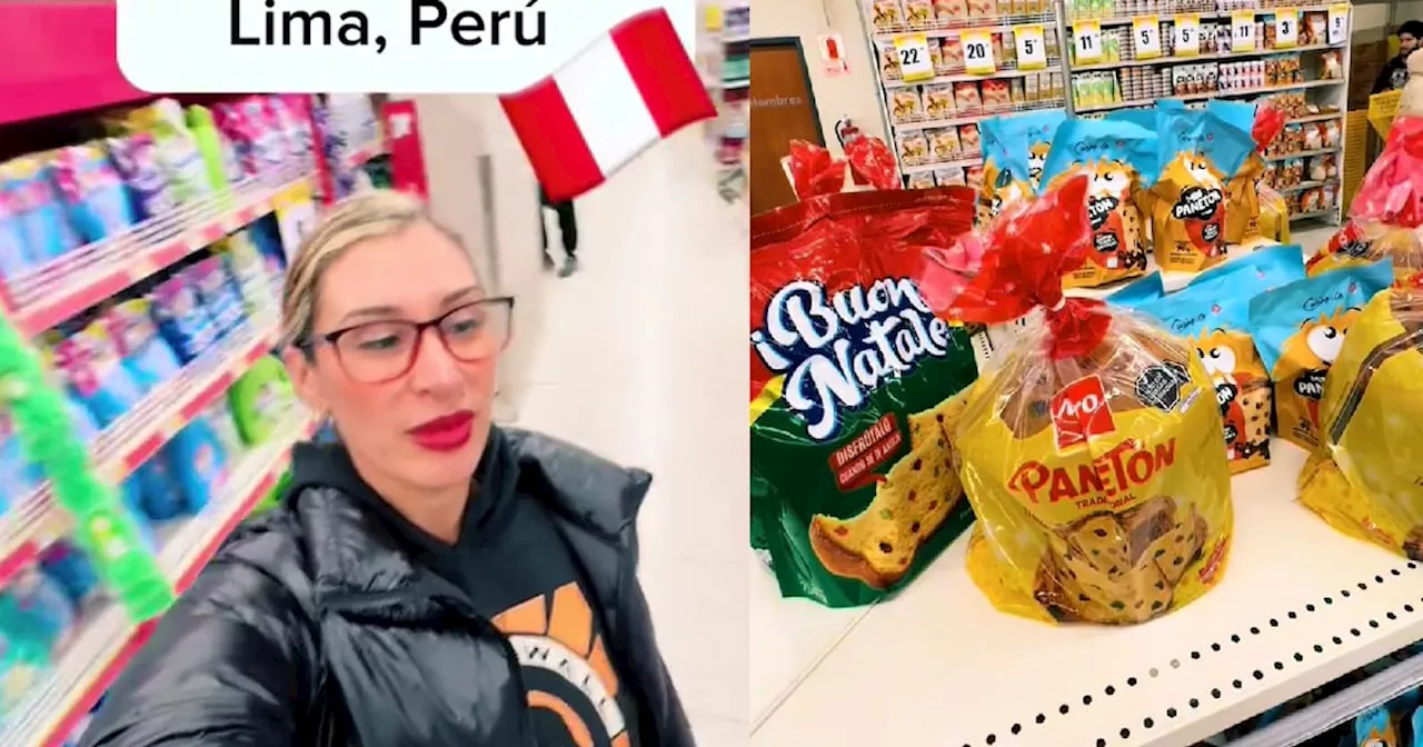 Es argentina, viajó a Perú y mostró cuánto salen algunos productos en el supermercado