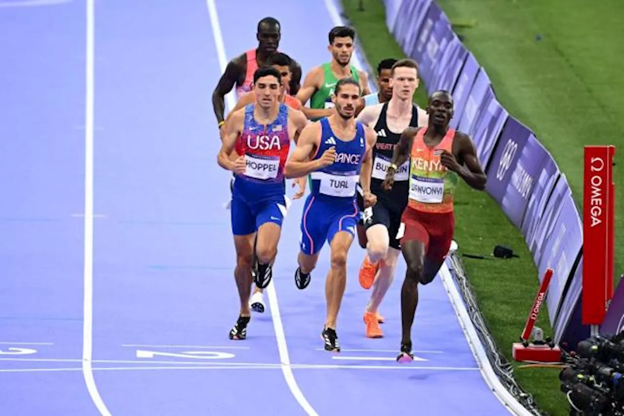 Le Kenyan Emmanuel Wanyonyi décroche l'or sur le 800 m des JO de Paris, Gabriel Tual 6e