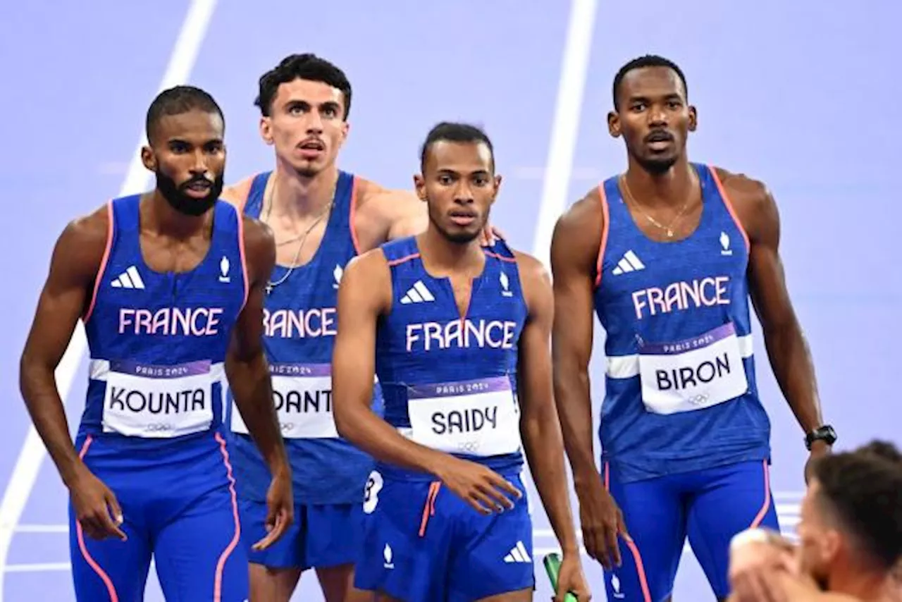 Les Américains titrés sur le relais 4x400 m, la France dernière après un incident de course