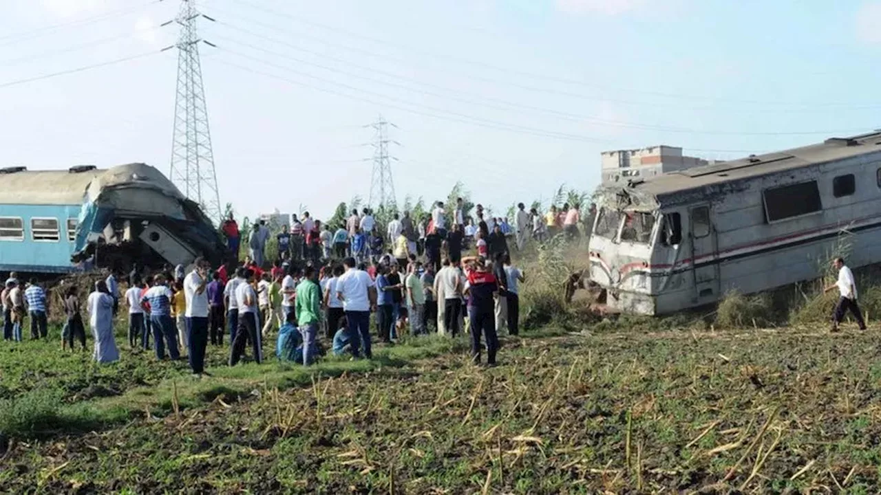 11 Agustus 2017: Tabrakan 2 Kereta Penumpang di Alexandria Mesir Tewaskan 41 Orang