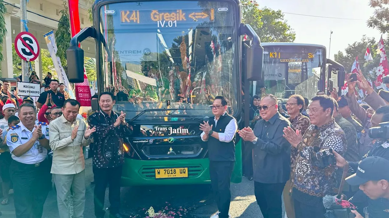 Bus Trans Jatim Koridor IV Rute Gresik-Paciran Lamongan Resmi Mengaspal, Gratis hingga 17 Agustus 2024