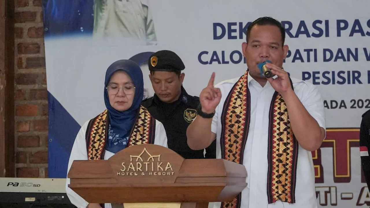 Didukung Gerindra dan NasDem, Pasangan Septi-Ade Maju di Pilkada Bupati Pesisir Barat