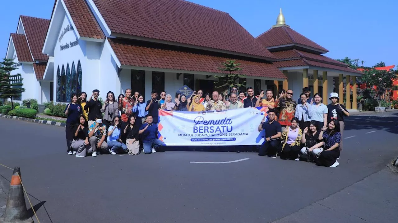 Dukung Gerakan Revolusi Mental, Matakin Ajak Pemuda Keliling 6 Rumah Ibadah di Universitas Pancasila