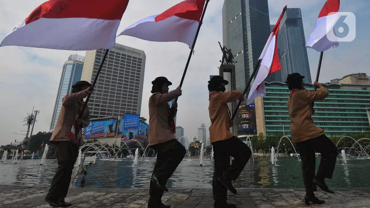 Peringatan HUT RI, Bendera Merah Putih Dikirab dari Jakarta ke IKN