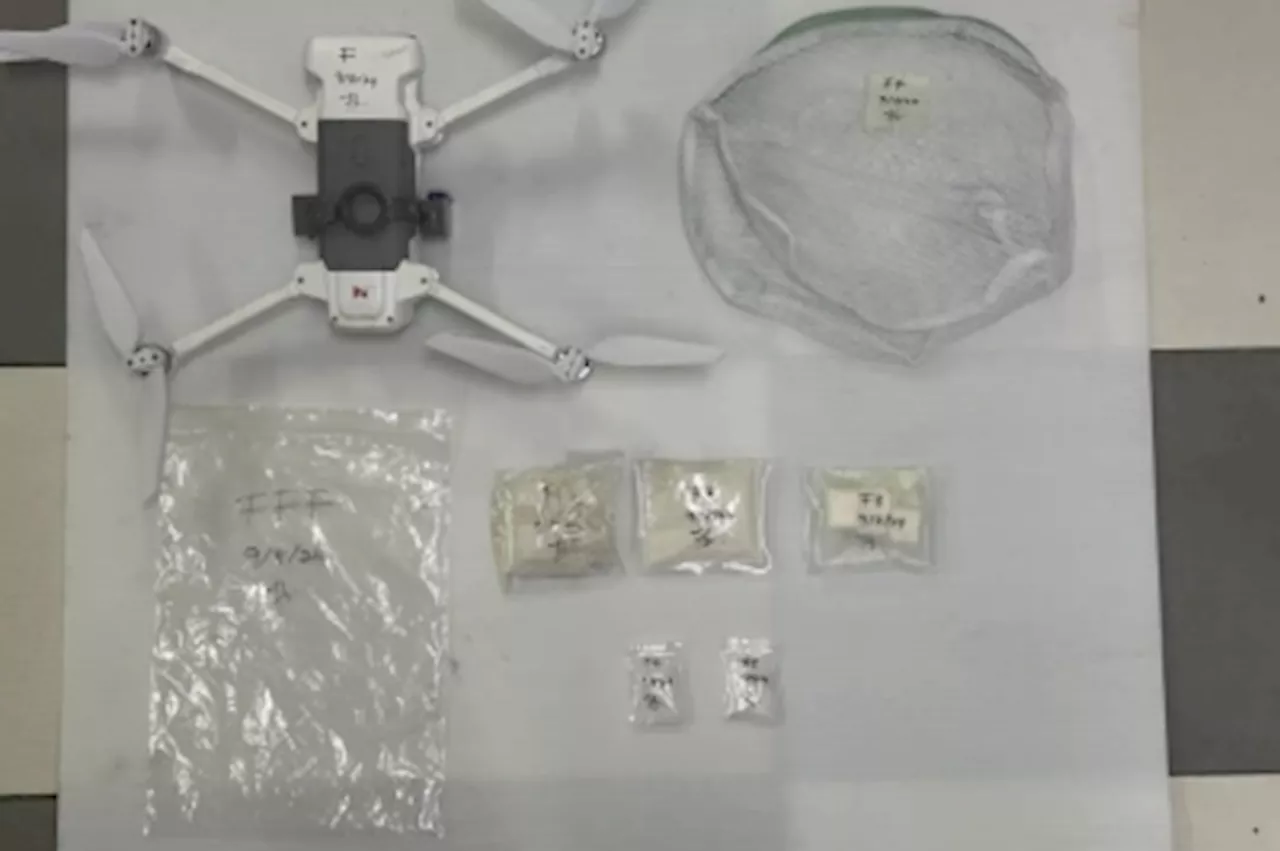 Drone drops dhobi bag of drugs: Tapah Prison catches heroin, meth delivery red-handed on rooftop