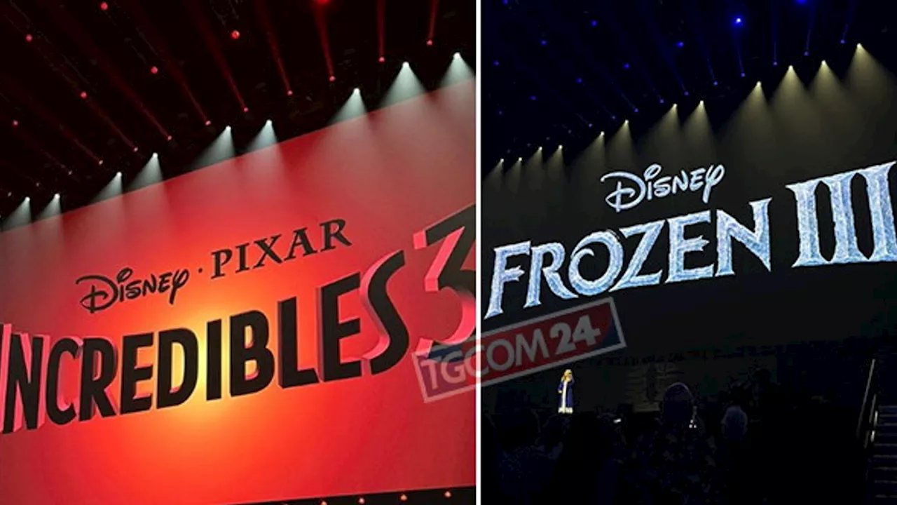 Da 'Gli Incredibili 3' a 'Frozen 3': Disney svela le prossime novità