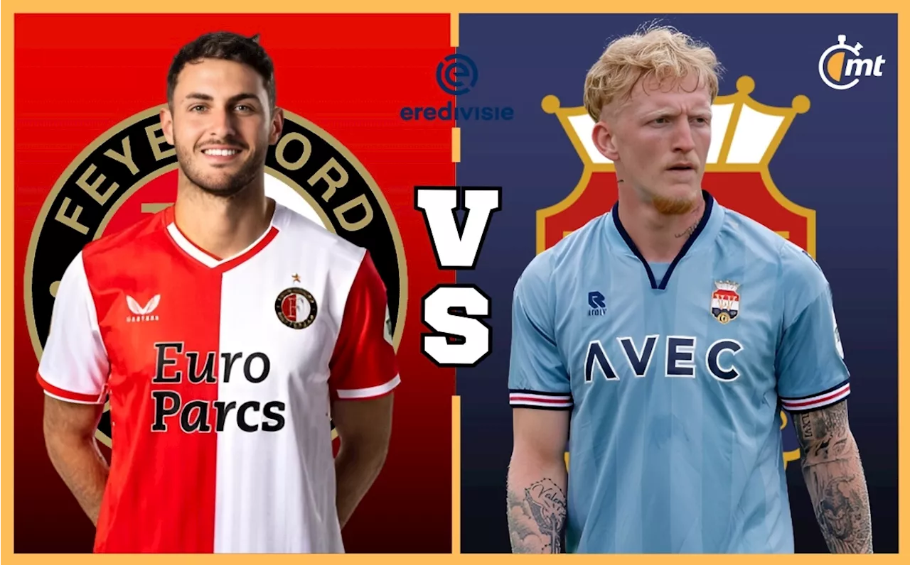 Feyenoord vs Willem II; horario y dónde ver a Santi Giménez en Eredivisie 2024