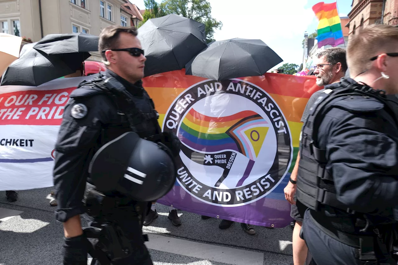 Rechtsextreme Proteste bei CSD in Bautzen