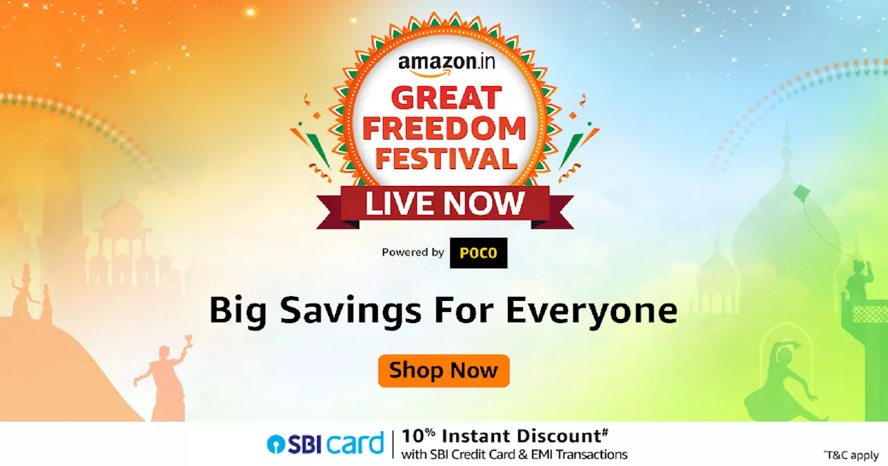 45% तक बंपर डिस्काउंट पर 55 Inches Smart TV कर दें ऑर्डर, Amazon Great Freedom Festival Sale का लूट ऑफर है जारी