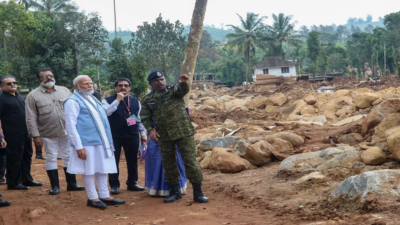 PM Modi in Wayanad: पीएम मोदी का वायनाड दौरा, आपदाग्रस्त इलाकों का किया हवाई सर्वेक्षण