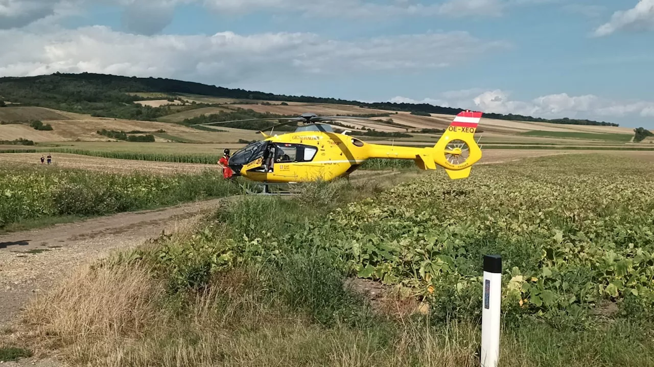 Motorradfahrer musste nach Sturz per Heli ins Spital