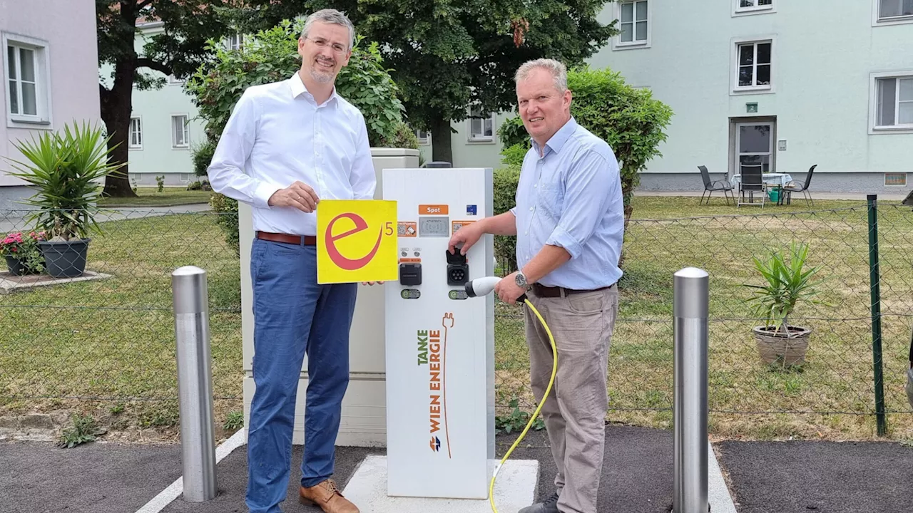 Neue E-Tankstelle in Klosterneuburg