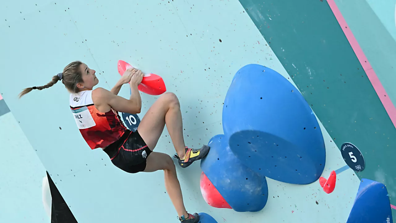 Pilz im Kletter-Finale als Boulder-Sechste in den Lead