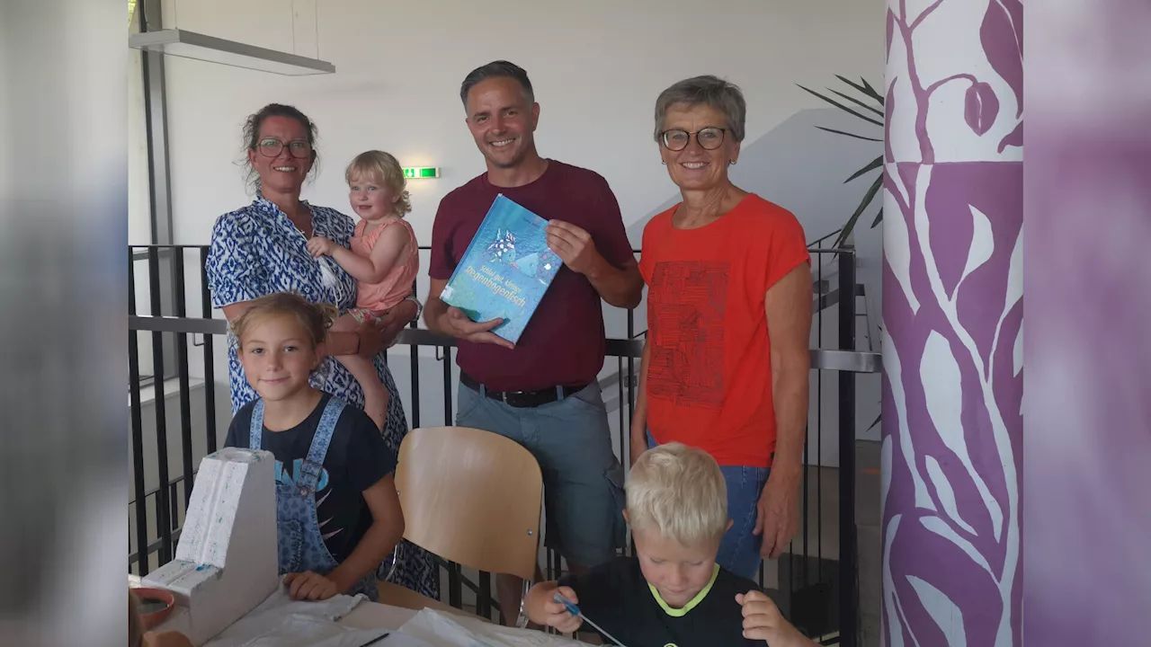 „Unter Wasser“ beim diesjährigen Lesepicknick der Bücherei Wölbling