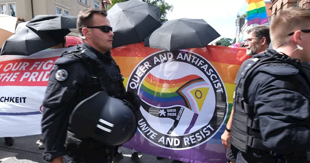 Rechtsextreme Proteste bei CSD in Bautzen