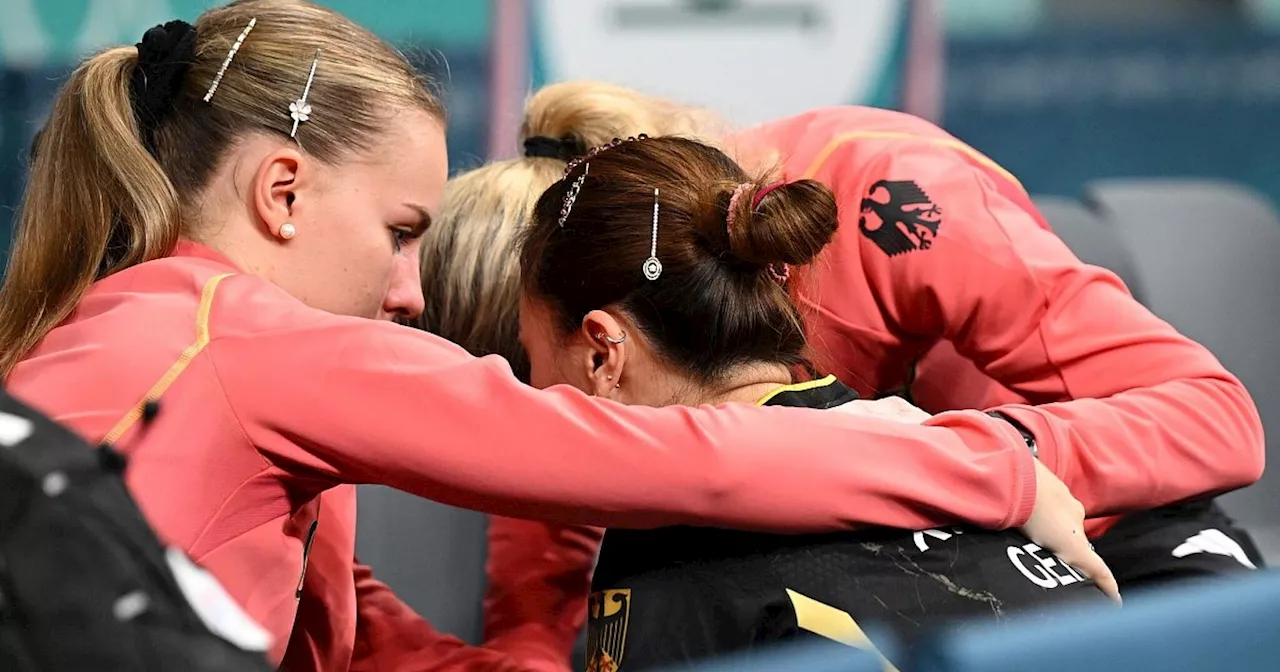 Tränen und Trost: Tischtennis-Frauen verlieren Bronze-Duell