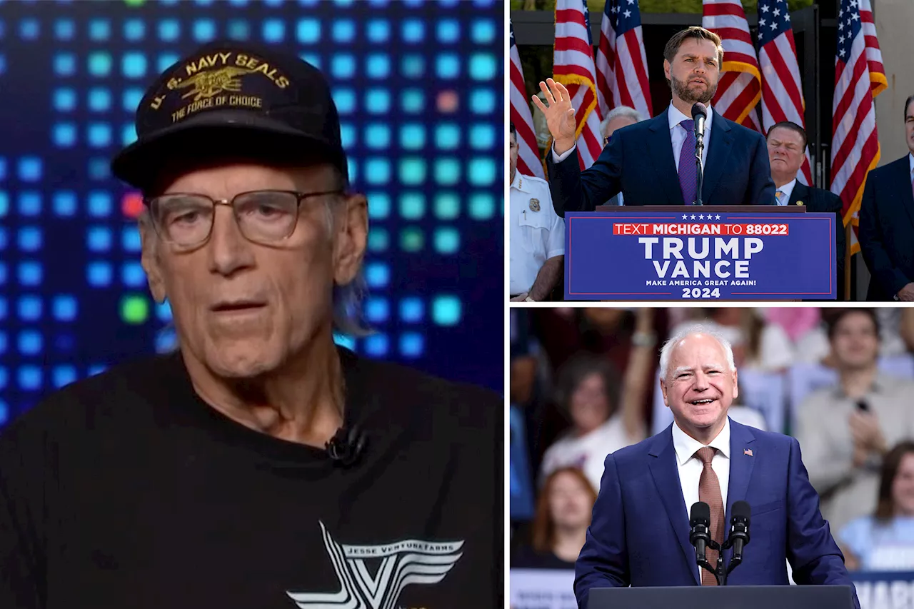 Jesse Ventura slams JD Vance for accusing Tim Walz of 'stolen valor'