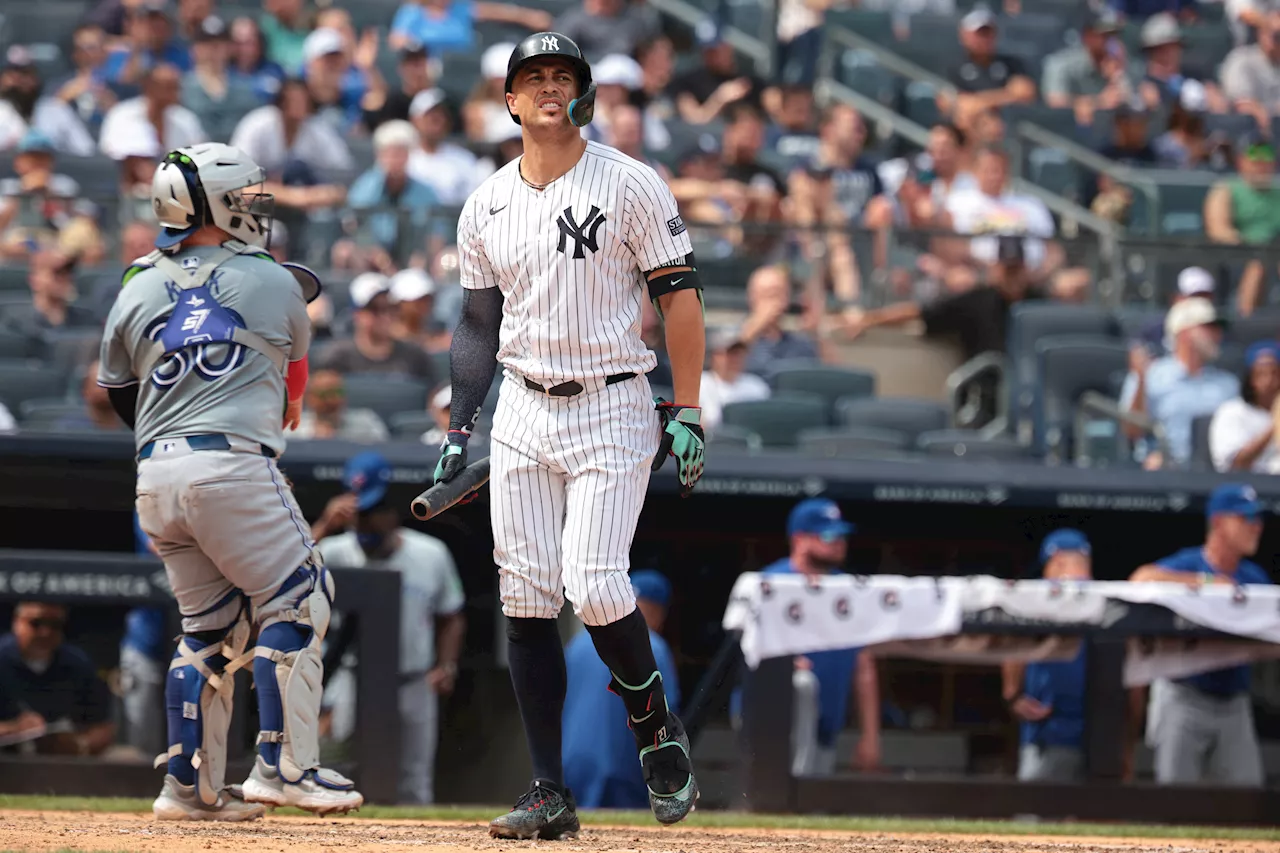 Yankees' Giancarlo Stanton struggling after return from injury