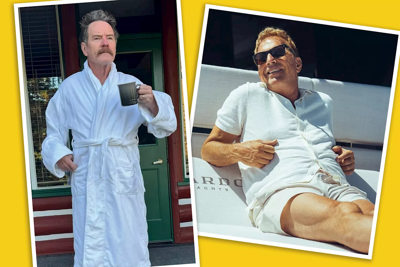 Best star snaps of the week: Take a break with Bryan Cranston, Kevin Costner & more